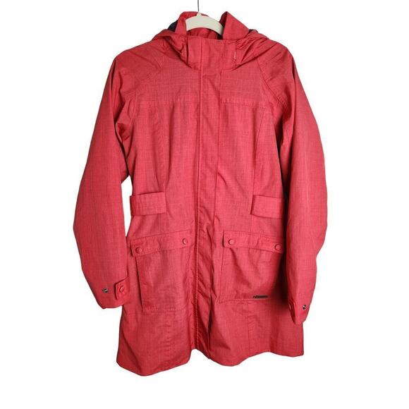 Merrell Jackets & Blazers - Merrell Womens Opti Shell Jacket Orange sz M Pockets removable hood hiking camp